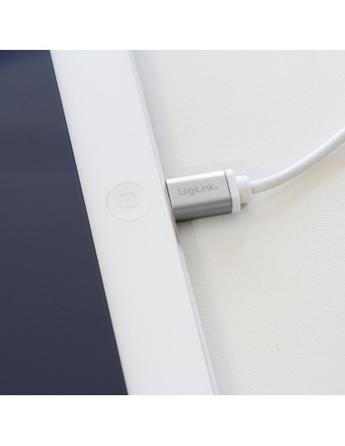 1,00 mt Apple Lightning / USB, Silver