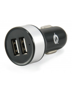 2,0A 5V 2x USB Nero