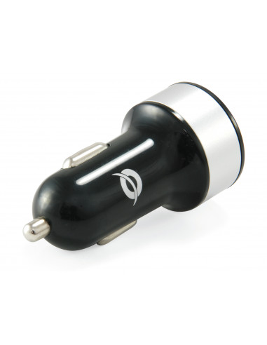 2,0A 5V 2x USB Nero