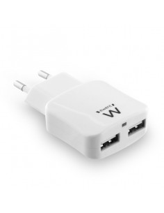 12W 2,4A 5V 2x USB, Bianco