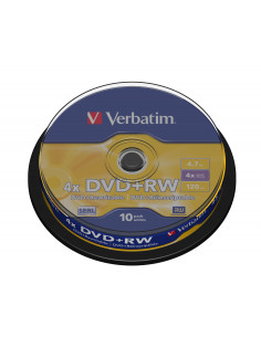 4x DVD+RW, 4,7GB