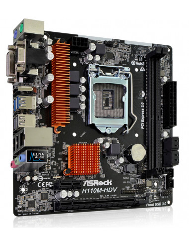 H110M-HDV R3.0 mATX HDMI/DVI/D-Sub DDR4