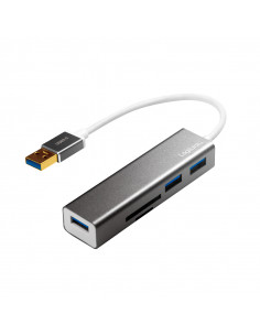 USB A 3.0, 3-port hub con...