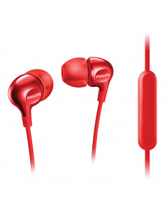 auricolari con cavo, rosso