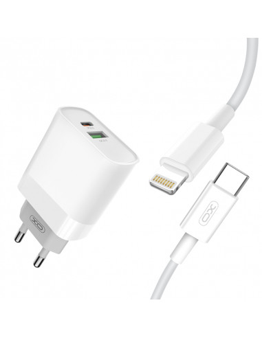 Caricatore USB Type-C + USB A 18W +...