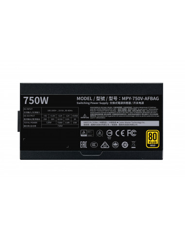 750W V750 Gold-V2 80+ Full-Modular...