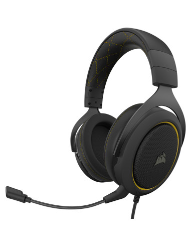 HS60 Pro Surround Cuffie Gaming con Microfono, Audio 7.1 Surround,  Padiglioni Memory Foam, Cancellazione Rumore Microfono. PC/P