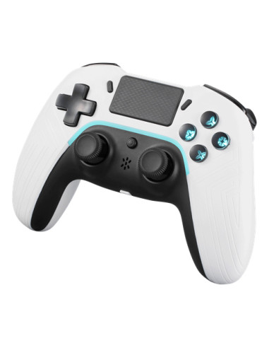 Gaming Controller White Bluetooth USB Gamepad Analogue Android, PC