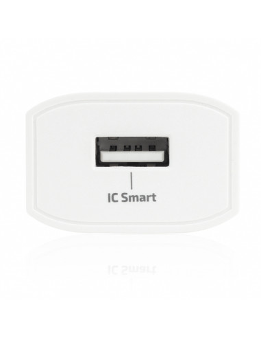 12W Caricatore 1xUSB A da 2.4A Bianco