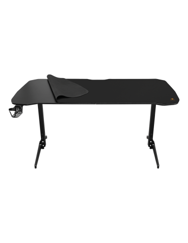 Gaming Table, Black (160x75x70-80)cm