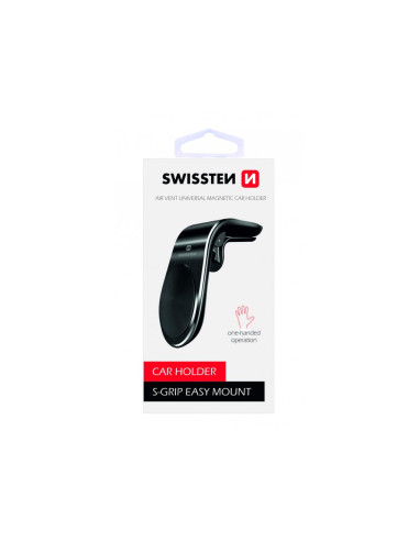 Magnetic Car Holder Easy Mount Black