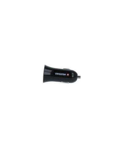Car Charger, 2,4A con 2x USB + Cavo...