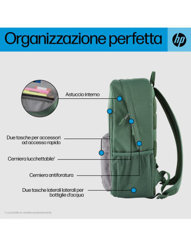 15.6" Zaino Campus Green