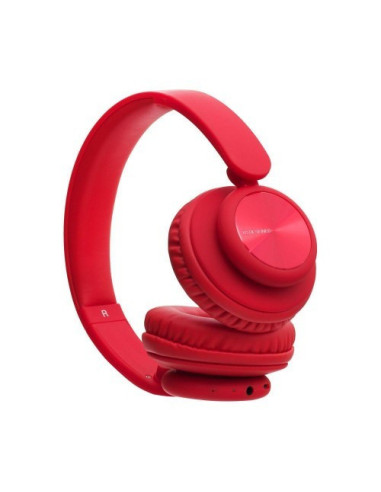 CUFFIA STEREO BLUETOOTH Ricaricabile AKAI BTH09 Rosso Microfono MicroSD  Radio EUR 19,90 - PicClick IT