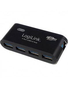 USB 3.0 Hub, 4-Port, Black