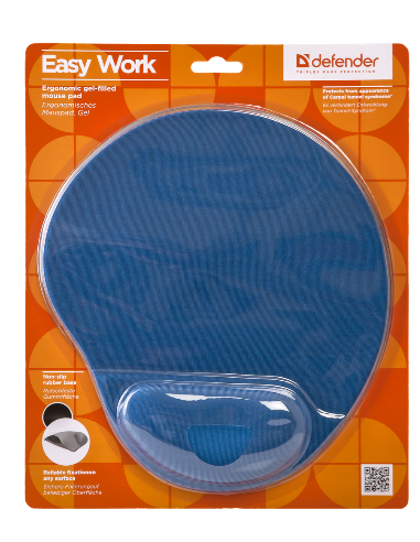 EASY WORK ERGONOMIC MOUSEPAD, BLUE
