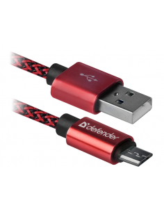 1,00 mt USB - MicroUSB, ROSSO