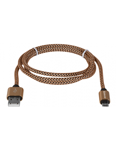 1,00 mt USB - MicroUSB, ORO