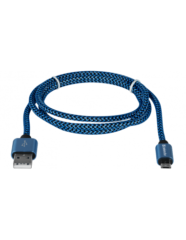 1,00 mt USB - MicroUSB, BLUE